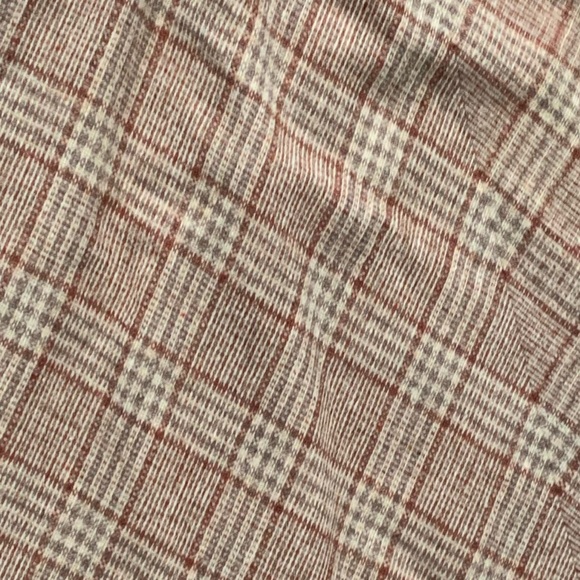 OG Willow 🌸 Vintage 70s Plaid A-Line Midi Skirt - Picture 2 of 2